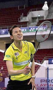 Sad exit: Mew Choo reacting to the loss to Ji-hyun.