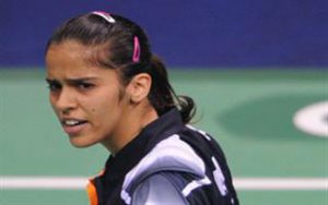 Sainal Nehwal of India in Asiad 2010