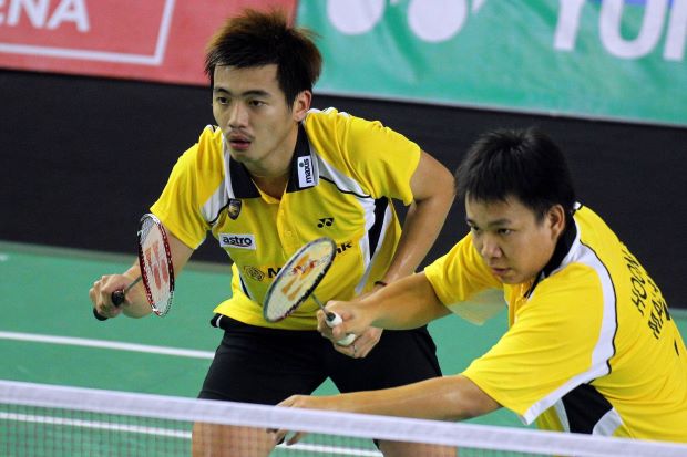 Hoon Thien How (right) and Tan Wee Kiong are seeded 11th for the World Championships at Guangzhou.