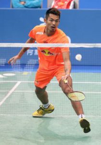 Lin Dan hits a return against Tuan Duc Do of Vietnam at the Asia Championships in Taipei in April. In the World Championships, Lin is on course to meet arch rival Lee Chong Wei from Malaysia if both make it to the tournament final after being placed in opposite halves of the draw, as world number one Lee also beat his first round opponent.