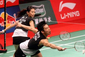Chan Peng Soon-Goh Liu Ying in a file photo. The mixed pair staged a comeback in the first round of the Denmark Open to beat Sudket Prapakamol-Saralee Thoungthongkam of Thailand 19-21, 21-18, 21-19.