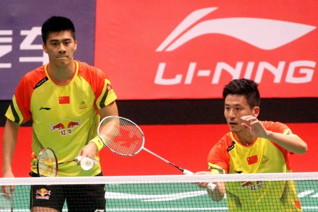 Four-time world champions Cai Yun-Fu Haifeng are back together for the HK Open, after being split up and paired with younger team-mates.