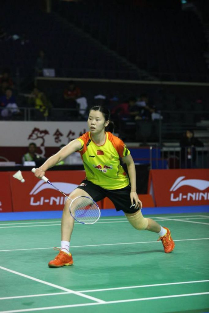 China's Li Xuerui (pictured) will be among the stars to headline the US$300,000 OUE Singapore Open badminton championships from April 8 to 13 at the Singapore Indoor Stadium. Photo courtesy of the Singapore Badminton Association.