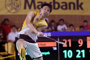 Goh Soon Huat finished top in Thomas Cup Trial