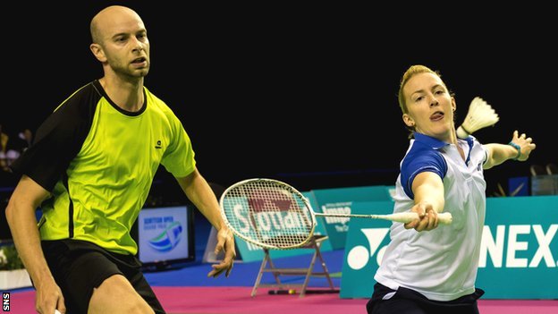 It was the third three-game victory for Blair and Bankier, having beaten Patrick Buhl and Rikke Hansen of Denmark 21-17 19-21 21-15 in the second round and knocking out Dutch third seeds Jorrit De Ruiter and Samantha Barning 18-21 21-12 21-14 in the semi-finals.