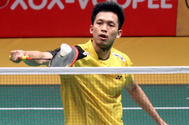 Misbun Ramdan Misbun in a file photo. He beat the experienced Joachim Persson of Denmark 21-16, 18-21, 21-8 in the All-England first qualifying round.