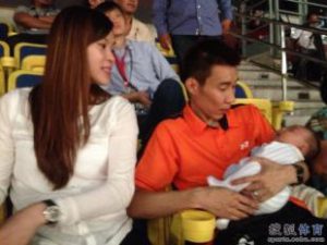 Lee Chong Wei, his wife and their son