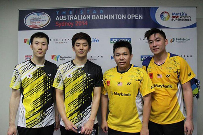 Lee Yong-dae-Yoo Yeon-seong and Hoon Thien How-Tan Boon Heong at post game press conference