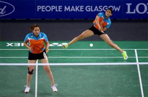 Women's doubles defending champions Jwala Gutta and Ashwini Ponnappa appear to be in good spirit