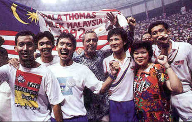 Tan Sri Elyas Omar (4th from left) is the most successful president of BAM in the past 22 years