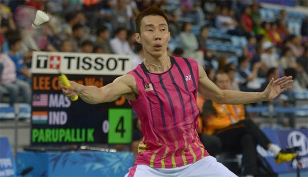 Lee Chong Wei is keeping a steady pace in the Asian Games men's singles event