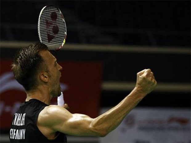 Marc Zwiebler is the number one badminton player of Germany