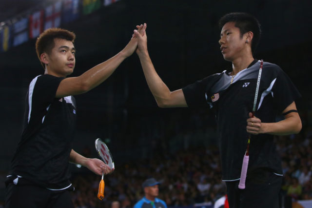 Tan Wee Kiong (left) - Goh V Shem suffer French Open exit on Friday