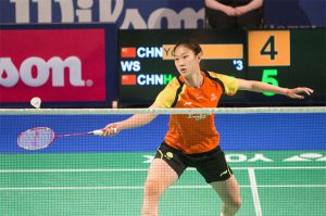 At 183 cm, Sun Yu is China's big hope for the future in women's singles