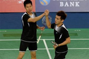 Wish Goh V Shem (left) and Tan Wee Kiong a successful 2015