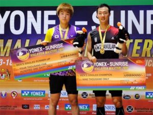 Lee Hyun-il beats compatriot beat compatriot Jeon Hyeok-jin to win the men's singles title in the Malaysian Masters (Photo: Bernama)