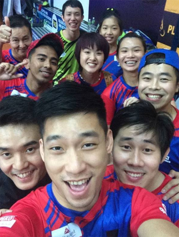 Muar City players taking selfies. Congratulations! (photo: Muar Cit FBy)