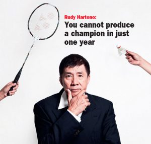 No one can beat Rudy Hartono’s record of winning 8 All England titles, not even Lin Dan (photo: Tempo)