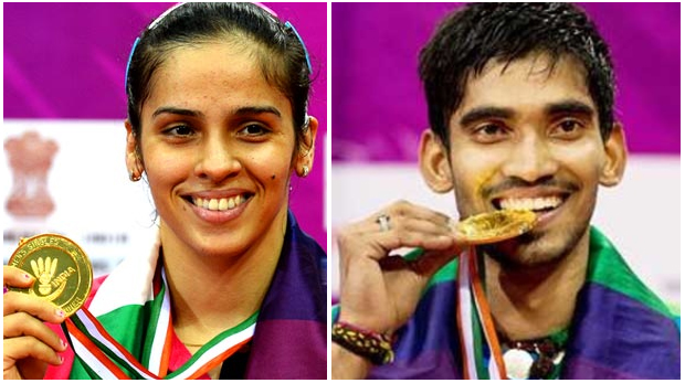 Congratulations to Saina Nehwal, Kidambi Srikanth for winning their maiden India Open title (photo: AFP)
