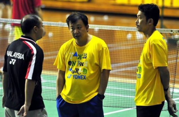 Hendrawan, Tey Seu Bock, Rashid Sidek (from left) have been coaching in BAM for many years.