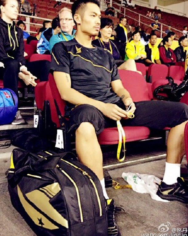 Without Lee Chong Wei, Lin Dan has a high chance of winning this year's Malaysia Open.(photo: Lin Dan's weibo)
