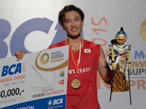 Kento Momota makes big strides with Indonesian Open title.