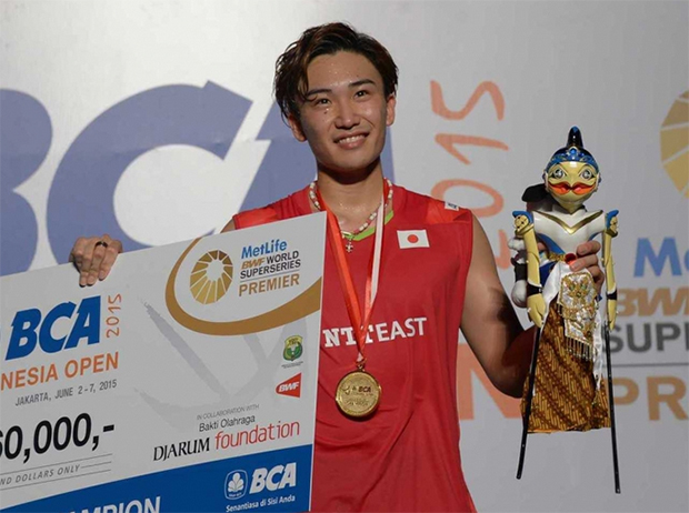 Kento Momota makes big strides with Indonesian Open title.