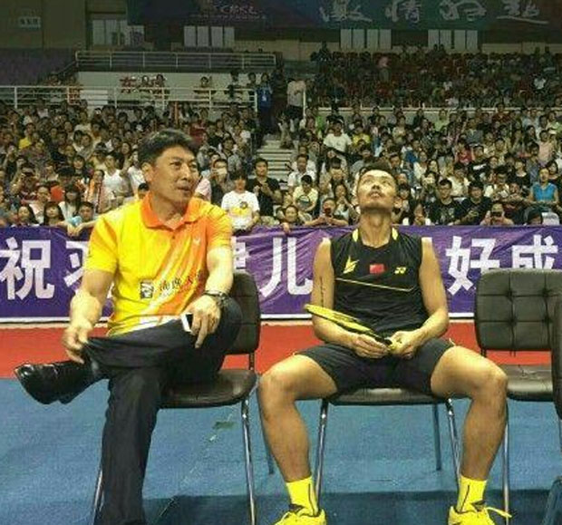 Lin Dan expressed his "disappointment" at the China Badminton Super League's sponsor.