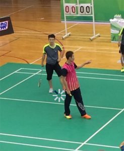 Lee Chong Wei is coaching.