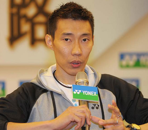 Lee Chong Wei speaks to the media during a press conference at Chinese Taipei Open on Tuesday. (photo: Reuters)