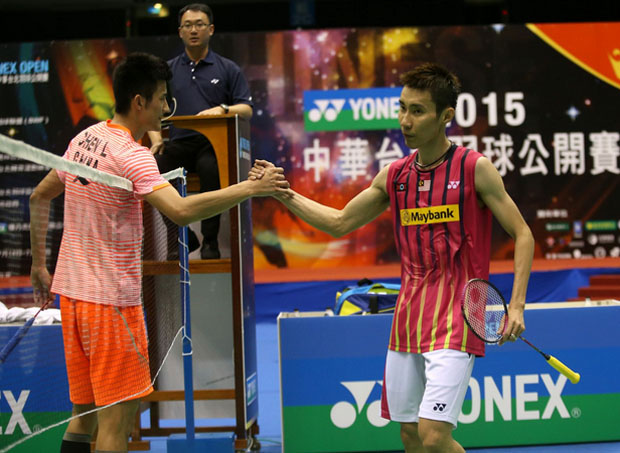 Lee Chong Wei's defeat to Chen Long (left) could be a good thing as he gets ready for the World Championships. (photo: Reuters)