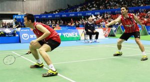 Mohammad Ahsan and Hendra Setiawan (left) should increase their stability. (photo: PBSI)