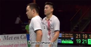 May Koo Kien Keat/Tan Boon Heong continue to rise, smile and shine in the Dutch Open finals.