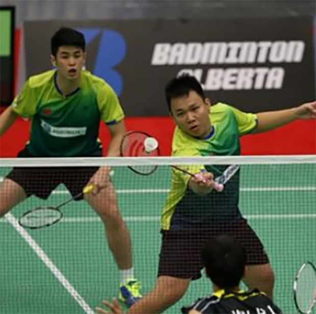 Way to go Lim Khim Wah (left) and Hoon Thien How!