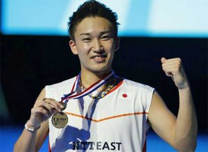 2015 has been a successful year for Kento Momota. (photo: AFP)