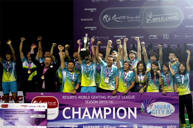 Congratulations to Muar City for winning their second consecutive Purple League title. (photo: Purple League)