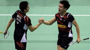 Goh V Shem/Tan Wee Kiong face tough task against Mathias Boe/Carsten Mogensen in Syed Modi semis.