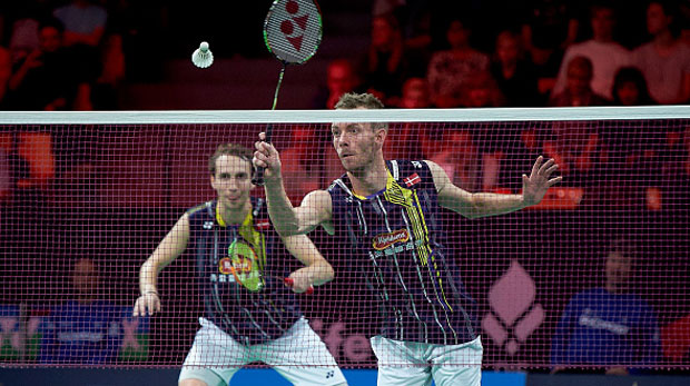 Mathias Boe (L) and Carsten Mogensen (R) are the most successful men's doubles pairing from Denmark in the last 10 years.