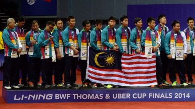 Malaysia finished runner-up after a 2-3 loss to Japan in the 2014 Thomas Cup final.