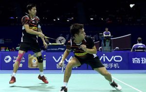Goh V Shem/Tan Wee Kiong beats Mads Conrad-Petersen/Mads Pieler Kolding at the 2016 India Open in New Delhi. (photo: GettyImages)