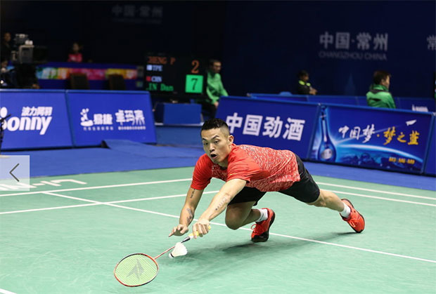 Lin Dan could be tuning up for another run at the Rio Olympic. (photo: AFP)