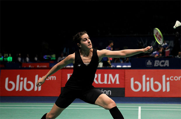 Carolina Marin is looking forward to the challenge of winning gold at the Rio 2016 Olympics. (photo: AFP)