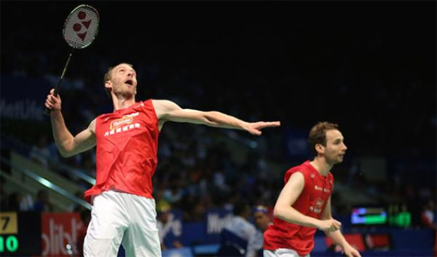 Carsten Mogensen/Mathias Boe on course for US Open final. (photo: BWF)