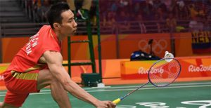 Lee Chong Wei beats Suriname's Surin Opti 21-2, 21-3 in Rio on Thursday. (photo: AFP)