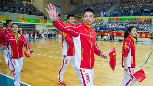 Lin Dan and Chen Long in Macau.