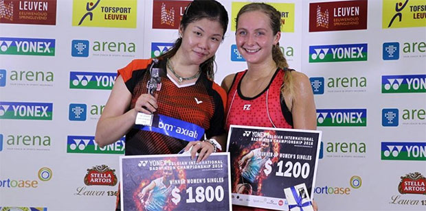Congratulations to Soniia Cheah for winning the Belgian Open. (photo: Bernama)