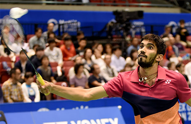 Kidambi Srikanth is having really poor form recently. (photo: AFP)