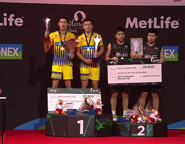 Goh V Shem/Tan Wee Kiong play with strong "mental toughness" to win the 2016 Denmark Open.