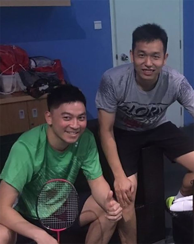 Looking forward to some good men's doubles badminton from Tan Boon Heong/Hendra Setiawan. (photo: Tan Boon Heong's Facebook)