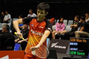 Daren Liew faces an uphill battle to break Son Wan Ho in the 2016 Korea Masters final.